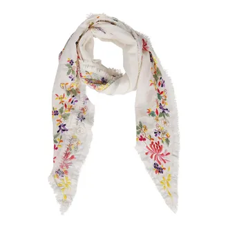 Faliero Sarti Winter Scarves, female, White, Size: ONE SIZE Winter Scarf