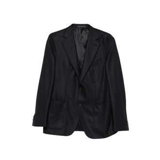 Caruso Single-breasted Notched-lapels Blazer