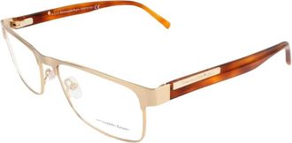 Ermenegildo Zegna Glasses, male, Multicolor, Size: ONE SIZE Rectangular Eyeglasses Frames