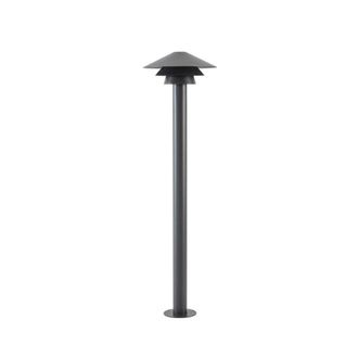 Lucande L&aacute;mpara para exterior de aluminio negro