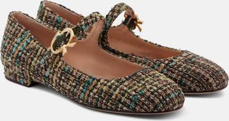 Gianvito Rossi Venezia boucle ballet flats