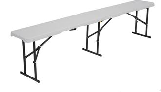 OEM Banco De Jard&iacute;n Plegable De 183 Cm, Blanco, Nc3404, Nils Camp