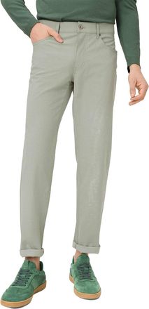 Brax Pantalon 5-pocket Brax lichtgroen katoen