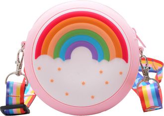 Generic Kids Shoulder Bag Round Print Boys Girls Adjustable Multicolor Crossbody Bag For School Mens Shoulder Bag (PK3, One Size)