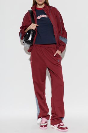 Off-white Sweatshirt With Logo, Womens, Burgundy