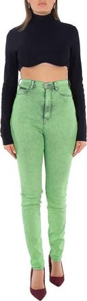 Philipp Plein Overdyed Stretch Super High-Waist Jeggings, Waist Size 26