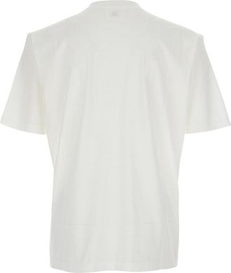 C.P. Company Mens T-Shirt 0 Gravity White Cotton T-Shirts And Polos