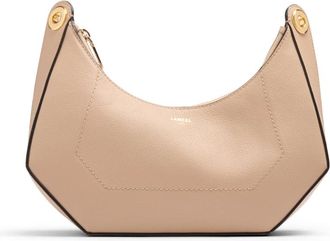 Lancel Croisette Shoulder Bag - Dames - Schoudertassen - Beige - ONE Size - Leer - Tassen