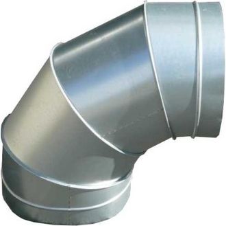Ineslam Codo 90&deg; Galvanizado Di&aacute;metro 450 Mm