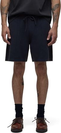 Hudson Double Knit Cotton & Cashmere Drawstring Shorts in Fleet at Nordstrom, Size Xx-Large