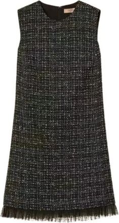 Twinset Short Kleedjes - Dames - Korte kleedjes - Zwart - XL - Polyester - Kleedjes