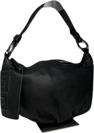 Givenchy Pre-owned Shoulder Bag - Dames - Vintage Schoudertas - Zwart - ONE Size - Leer - Vintage