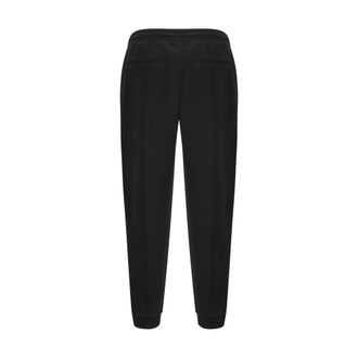 Brunello Cucinelli Mens Black Cotton Joggers (workout Pants)
