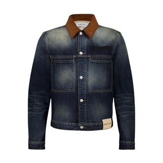 Alexander McQueen Heren, Jassen, Blauw, Maat: M Denim