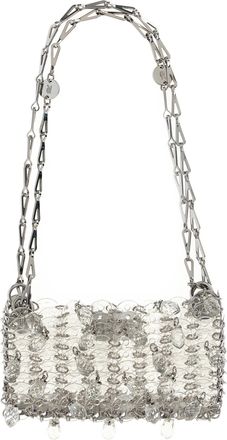 Paco Rabanne Womens 1969 Nano Crystal Resin Shoulder Bag