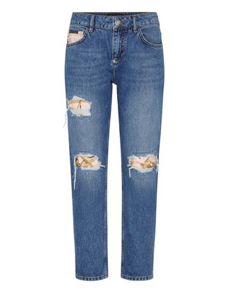 Philipp Plein Denim Boyfriend insert New Baroque