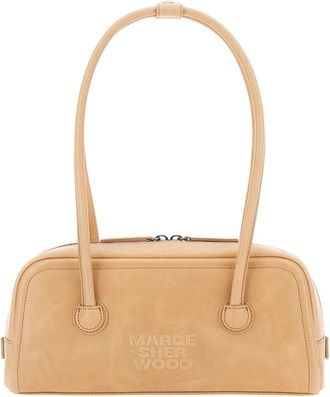 Marge Sherwood Soft Boston EW - Dames - Schoudertassen - Beige - ONE Size - Leer - Tassen