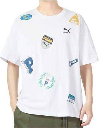Puma Printed T-Shirt White 623248-02