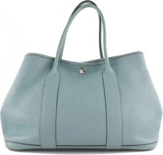 Herm&egrave;s Pre-owned Fabric totes - Dames - Vintage Shopper - Blauw - ONE Size - Vintage