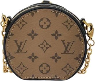 Louis Vuitton Pre-owned Boite Chapeau Necklace Monogram Reverse Shoulder Bag - - Pre-owned - Donna - Marrone - ONE SIZE
