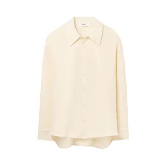 S&eacute;fr Overhemden, Heren, Beige, S, Katoen, Wes Shirt