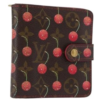 Louis Vuitton Portafoglio in tela Pre-owned - - Pre-owned - Donna - Marrone - ONE SIZE