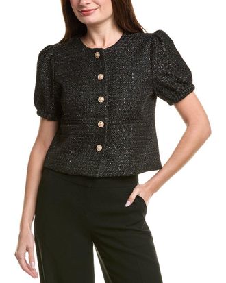 Nanette Lepore Tweed Cardigan
