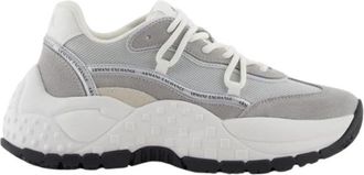 A|X Armani Exchange Grijze Sneakers voor een stijlvolle look - Dames - Sneakers - Grijs - 39 EU - Schoenen