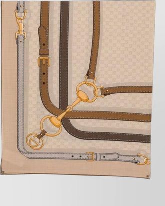 Gucci logo-print scarf