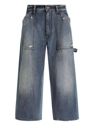 Dolce & Gabbana Blue Loose High Rise Jeans