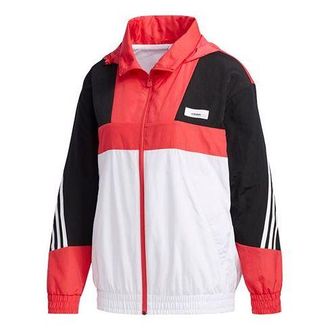 adidas (WMNS) adidas neo Printing Hooded Jacket Pink FU1069