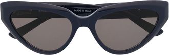 Balenciaga cat-eye sunglasses - women - Acetate - 56 - Blue