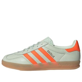 adidas (WMNS) adidas Gazelle Indoor Linen Green Solar Orange IF6982