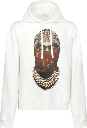 Ih Nom Uh Nit Mask Jewelry Print Hoodie - Heren - Sweatshirts & Hoodies - Wit - Maat: M Katoen