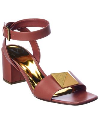 Valentino One Stud 60 Leather Sandal