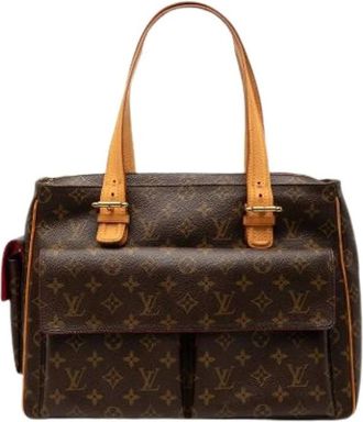 Louis Vuitton Pre-owned Shoulder Bags, female, Brown, Size: ONE SIZE Pre-owned Multipli-Cite Shoulder Bag