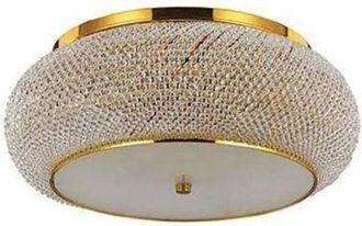 Ideal Lux Ideal Lux - Pasha - L&aacute;mpara De Techo De 14 Luces Dorada