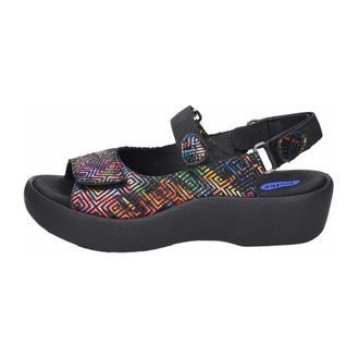 Wolky Wedge Sandaal - Dames - Schoenen - Veelkleurig - Maat: 41 EU Wol