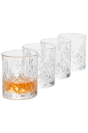 Schott Zwiesel Whisky-Gl&auml;serset, Klar, Glas, 4-teilig, 334 ml, 9.4 cm, Gr&uuml;ner Punkt, Gl&auml;ser, Whiskygl&auml;ser