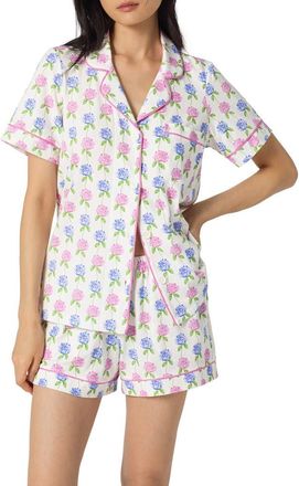 Bedhead Pajamas Print Stretch Organic Cotton Short Pajamas in Cottage Parlor at Nordstrom, Size X-Small