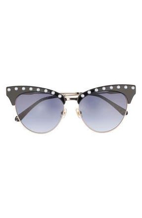 Kate Spade New York alvi 54mm cat eye sunglasses in Black at Nordstrom Rack