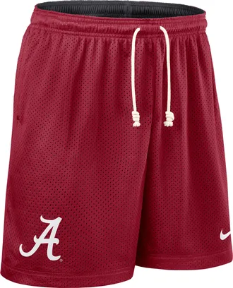Nike Alabama Sideline Reversible Mens Nike Mens Dri-FIT College Shorts in Red | 03BF08GNABN-BPP