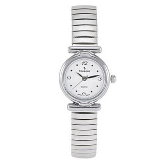 Peugeot Easy Read Expansion Stretch Watch- 25MM in Silver at Nordstrom