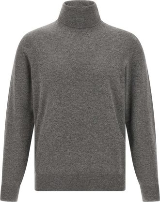 Brunello Cucinelli Grey Turtleneck Sweater