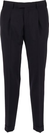 PT01 Master Single Pleat Straight-Leg Pants