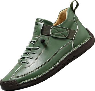 Generic Comfortable Orthopedic Sneakers, Comfortable Fall Casual Shoes, Arch Support Flats (Green, Adult, Women, 13.5, Numeric, UK Footwear Size System, Mediu