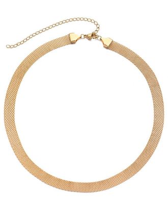 Adornia Adornia 18K Plated Stainless Steel Tarnish-Resistant Mesh Chain Necklace