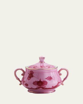 Ginori 1735 Oriente Italiano Sugar Bowl With Cover