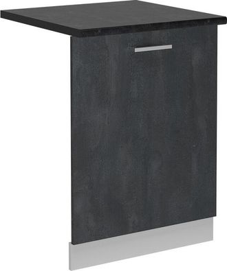 Vicco Panel Frontal Del Lavavajillas R-line, Hormig&oacute;n Negro, 60 Cm, Et Antracita Vicco