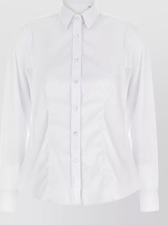 Xacus cotton-blend long-sleeve shirt